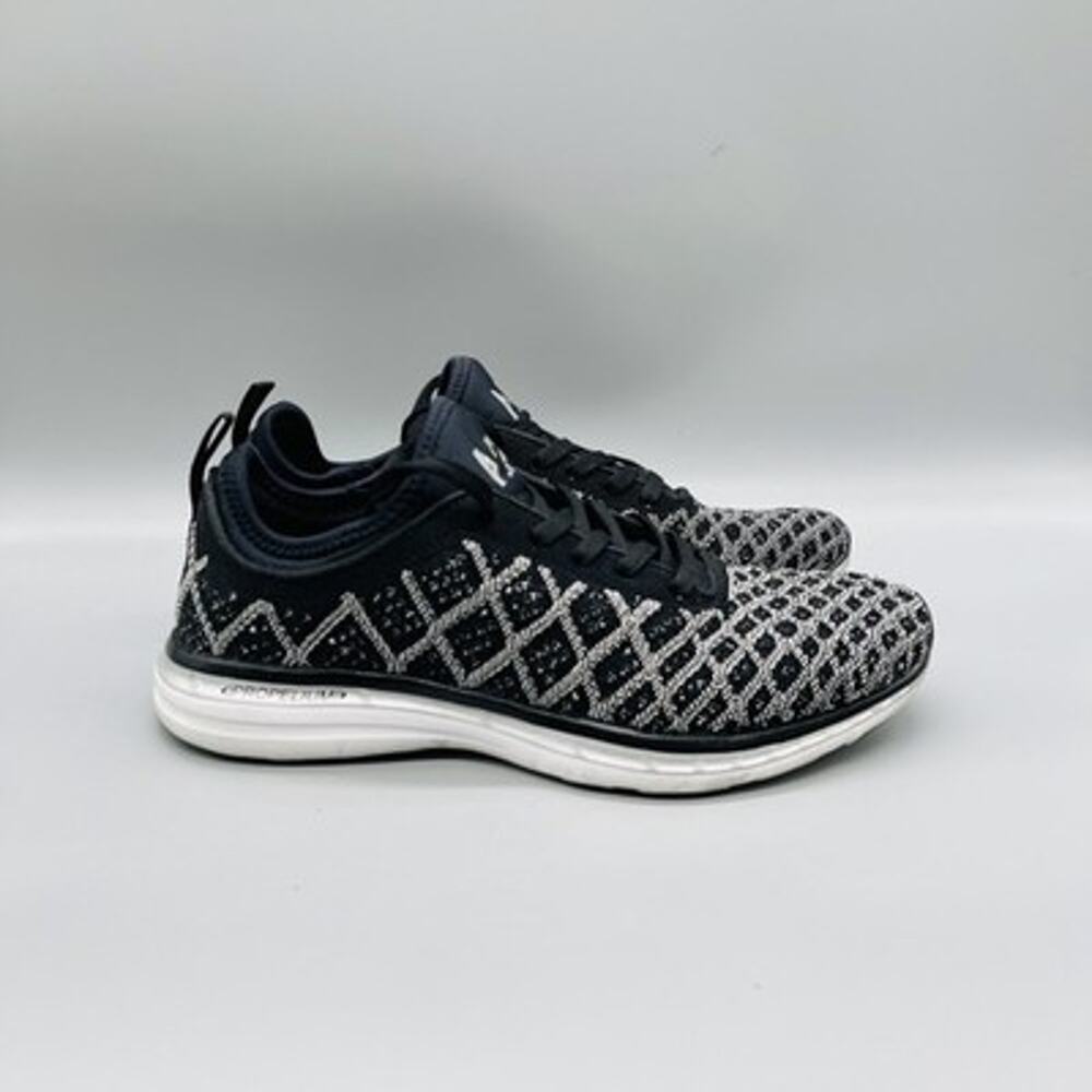 APL Shoes Womens 7 Black Knit Techloom Phantom Running Athletic Sneakers Comfort